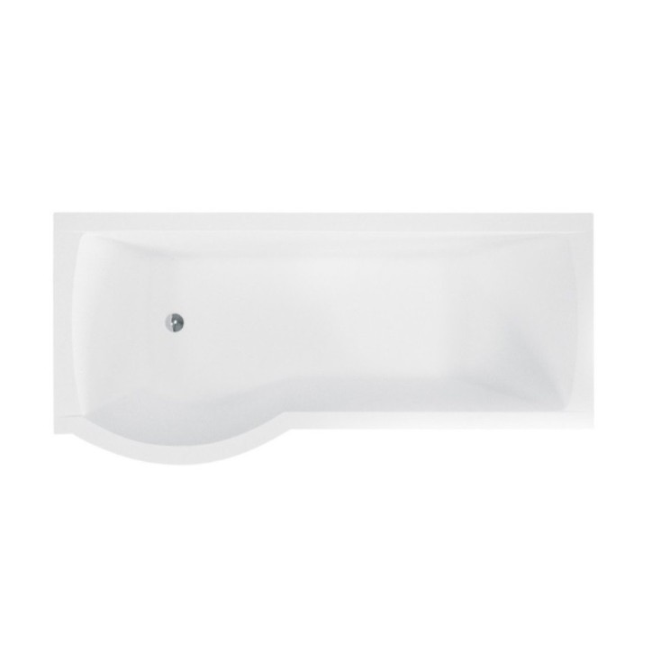 Baignoire INSPIRO tablier noir 170 cm + pare baignoire Baignoire INSPIRO tablier noir 170 cm + pare baignoire