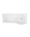 Baignoire INSPIRO tablier noir 170 cm + pare baignoire