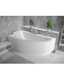 Baignoire d'angle ORIEGO II 140 cm Gauche sans tablier