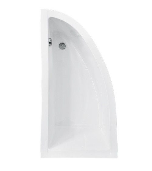 Baignoire d'angle ORIEGO II 140 cm Gauche sans tablier