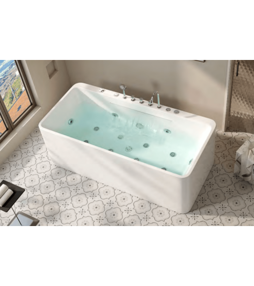 Baignoire Îlot Balnéo Bornéo 150 x 75 x 58 cm