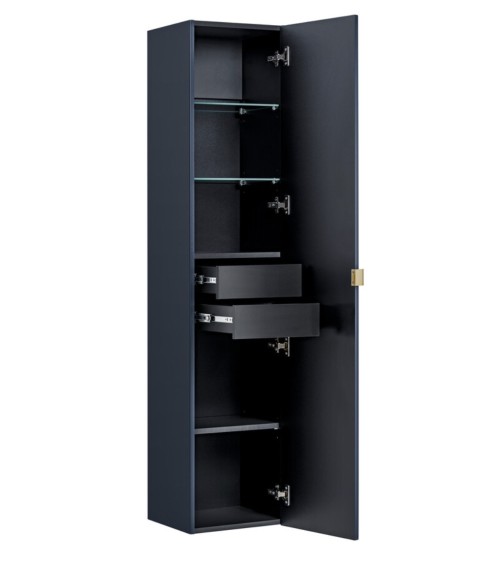 Ensemble Santa Fe 120 cm Bleu - 2 vasques, 1 colonne