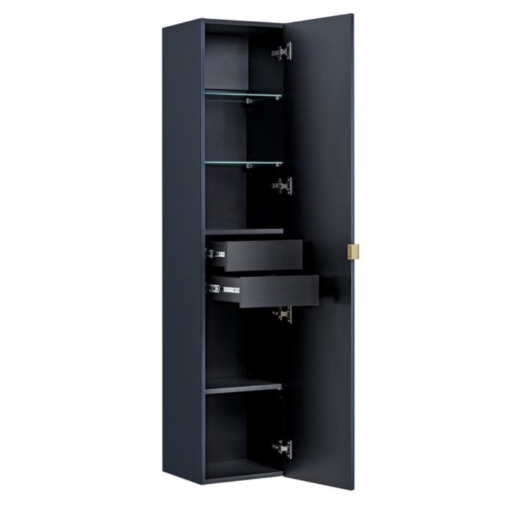 Ensemble Santa Fe 120 cm Bleu - 2 vasques, 1 colonne