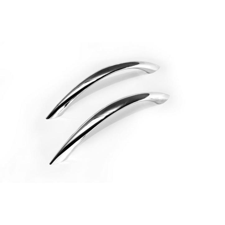 Paire de poignées chromées pour baignoire