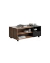 Salon complet KYOTO : table basse, meuble TV, vitrine, commode haute, (buffet)