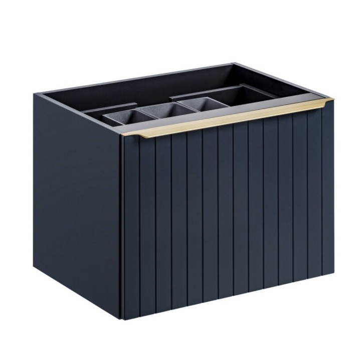 Ensemble Santa Fe 120 cm Bleu - 2 vasques, 1 colonne