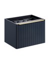 Ensemble Santa Fe 120 cm Bleu - 2 vasques, 1 colonne