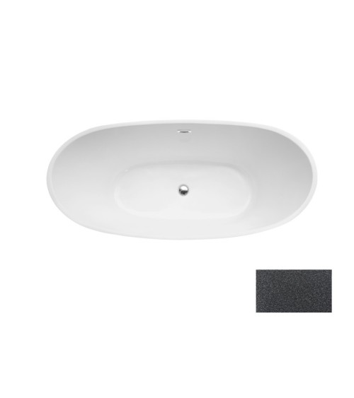 Baignoire îlot AYLA GLAM GRAPHITE 170 x 80 cm