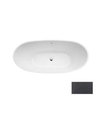 Baignoire îlot AYLA GLAM GRAPHITE 170 x 80 cm