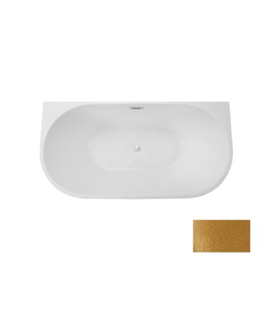 Baignoire îlot VICA GLAM GOLDEN 150/170 x 80 cm