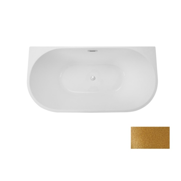 Baignoire îlot VICA GLAM GOLDEN 150/170 x 80 cm Baignoire îlot VICA GLAM GOLDEN 150/170 x 80 cm