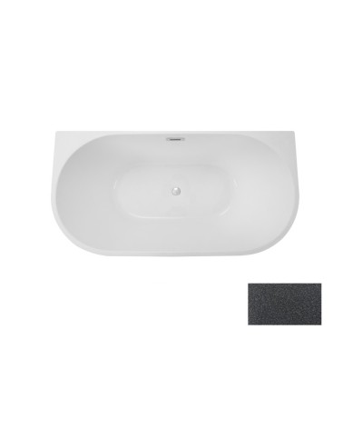 Baignoire îlot VICA GLAM GRAPHITE 150/170 x 80 cm