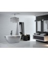 Baignoire îlot GOYA GLAM SILVER 142x62 cm/160x70 cm
