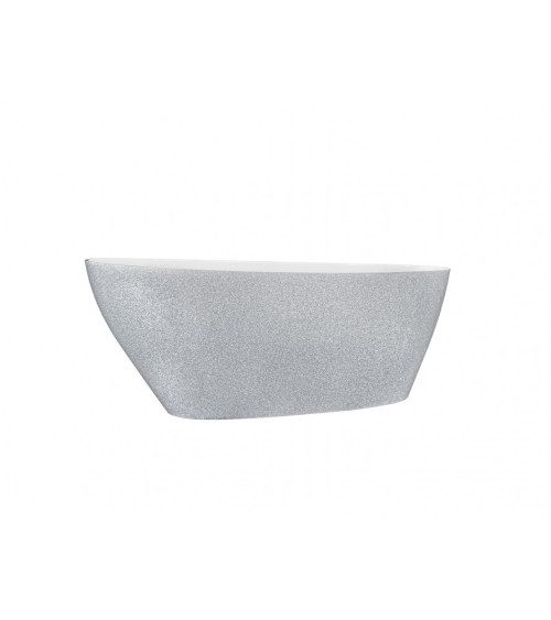 Baignoire îlot GOYA GLAM SILVER 142x62 cm/160x70 cm