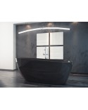 Baignoire îlot GOYA noir 142x62 cm/160x70 cm