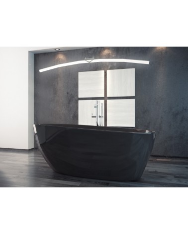 Baignoire îlot GOYA noir 142x62 cm/160x70 cm