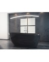 Baignoire îlot GOYA noir 142x62 cm/160x70 cm