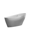 Baignoire îlot KEYA GLAM SILVER 165 x 70 cm