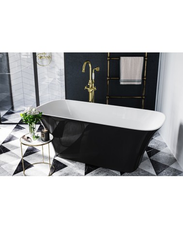 Baignoire îlot ASSOS S-LINE bicolore 160 x 70 cm