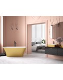 Baignoire îlot ASSOS S-LINE GLAM GOLDEN 160 x 70 cm