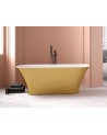 Baignoire îlot ASSOS S-LINE GLAM GOLDEN 160 x 70 cm