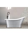 Baignoire îlot GLORIA GLAM SILVER 150x66 cm/160x68 cm