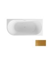 Baignoire îlot ZOYA GLAM GOLDEN angle droit 150x75 cm/170x80 cm