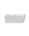 Baignoire îlot ZOYA GLAM GOLDEN angle droit 150x75 cm/170x80 cm