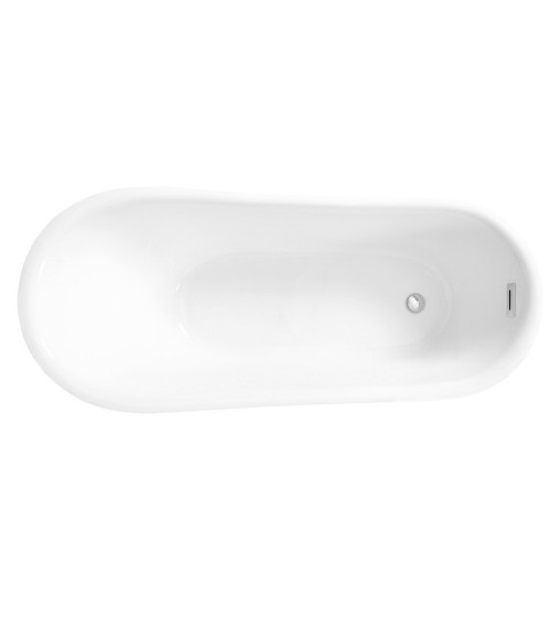 Baignoire îlot CALIMA GLAM GRAPHITE 170 x 74 cm