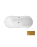 Baignoire îlot AMBER GLAM GOLDEN 170 x 80 cm