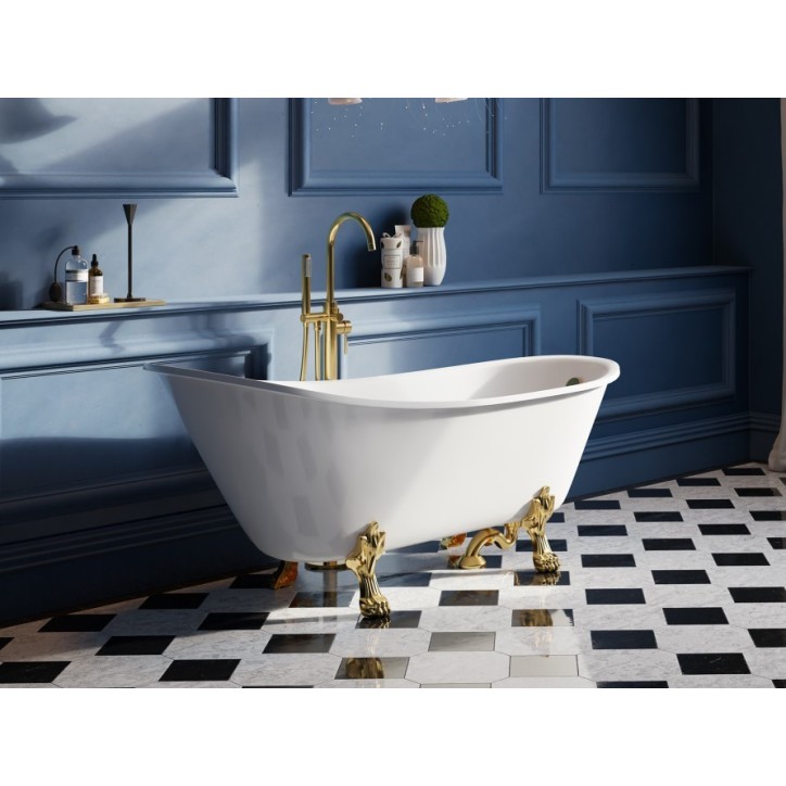 Baignoire îlot OLAYA 160 x 68 cm Baignoire îlot OLAYA 160 x 68 cm