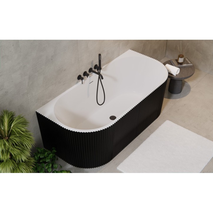 Baignoire LEYA noir 150x75 x58 cm