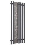 Radiateur eau chaude FLOWER graphite en plusieurs dimensions