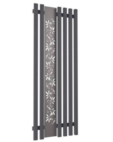 Radiateur eau chaude FLOWER graphite en plusieurs dimensions