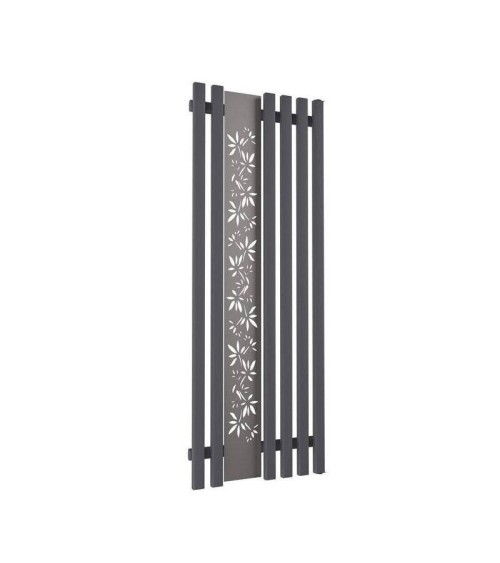 Radiateur eau chaude FLOWER graphite en plusieurs dimensions