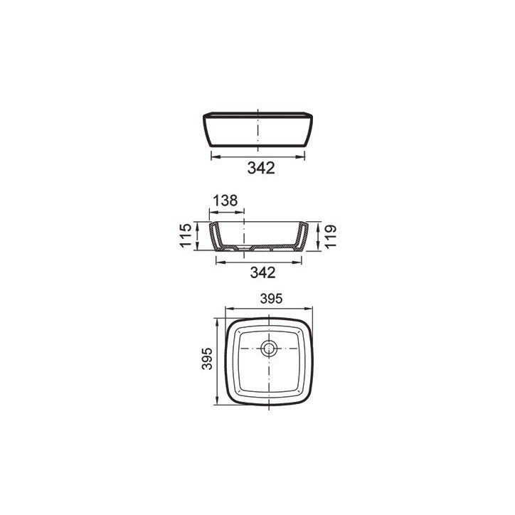 Vasque à poser CUBA
