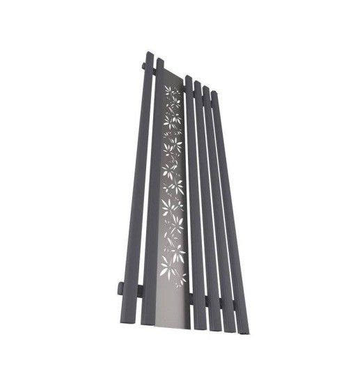 Radiateur eau chaude FLOWER graphite en plusieurs dimensions