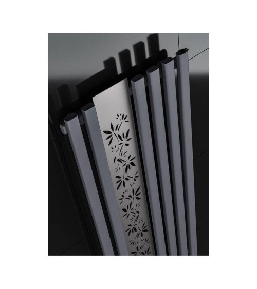 Radiateur eau chaude FLOWER graphite en plusieurs dimensions