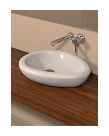 Vasque à poser EGG COMPACT blanc