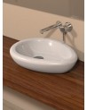 Vasque à poser EGG COMPACT blanc