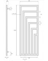Radiateur eau chaude LIRA  760 W