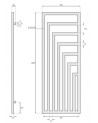 Radiateur eau chaude LIRA  1000 W