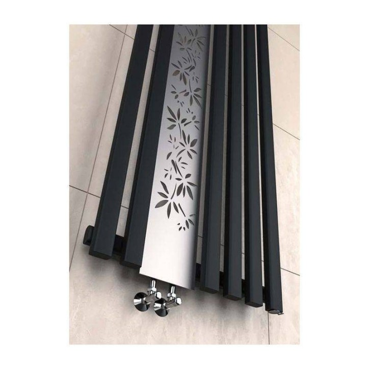 Radiateur eau chaude FLOWER noir mat en plusieurs dimensions Radiateur eau chaude FLOWER noir mat en plusieurs dimensions