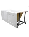 Baignoire à porte KASTRAKI 151x75x61 cm droit ou gauche