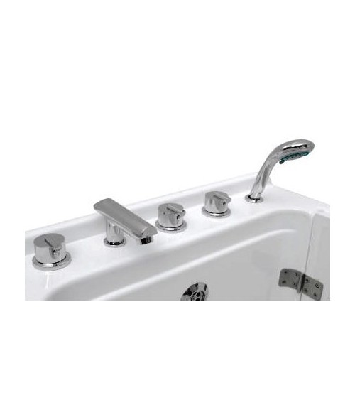 Baignoire à porte KASTRAKI 151x75x61 cm droit ou gauche