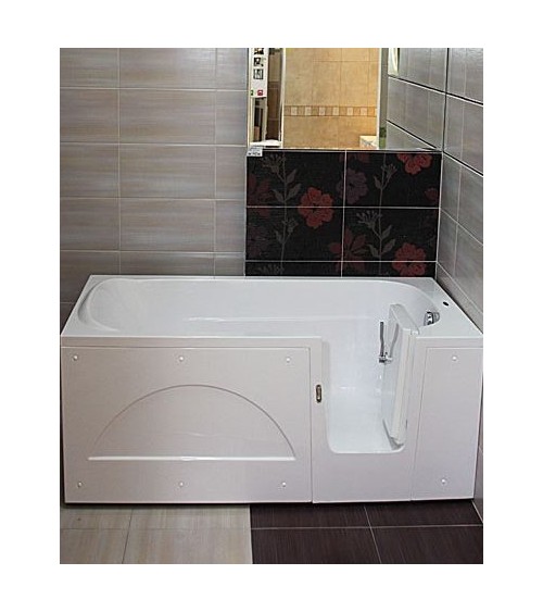 Baignoire à porte EULALIE 140/150/160 x76x60 cm