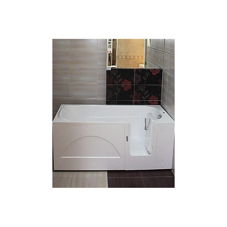 Baignoire à porte EULALIE 140/150/160 x76x60 cm