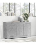 Buffet BASIC finition béton 160 cm