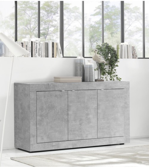 Buffet BASIC finition béton 160 cm