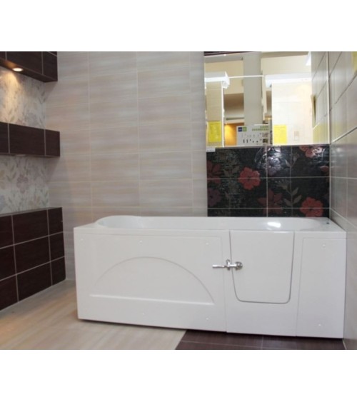 Baignoire à porte EULALIE 140/150/160 x76x60 cm